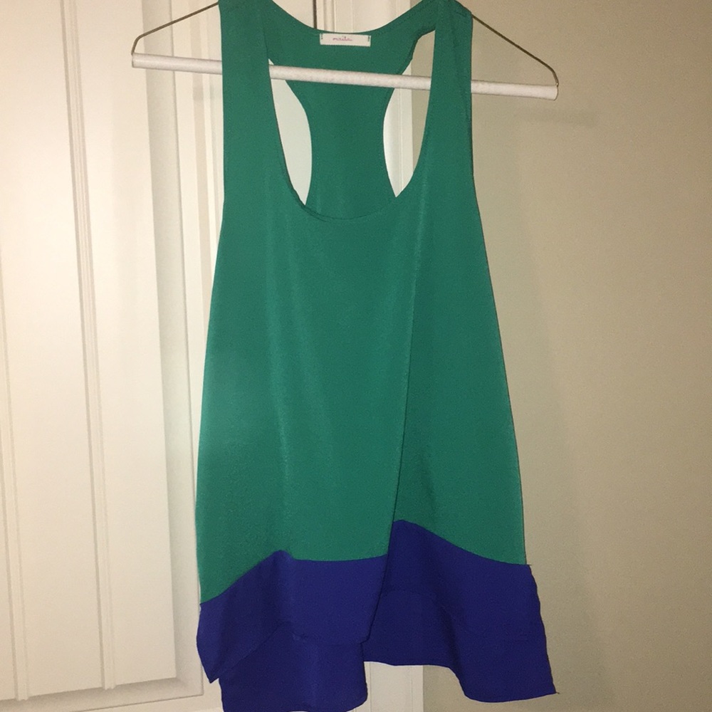 Colorful racerback top